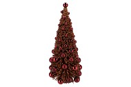 SPARKLE BRONZE TREE XMAS BALL 25X64CM