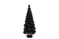 SPARKLE BLACK TREE XMAS BALL 20X53CM