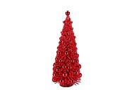 SPARKLE RED TREE XMAS BALL 20X53CM