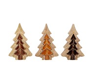 PINE TREE 3D WOODS BROWN 20X13X3CM