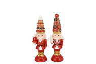 CANDY NUTCRACKER RED SOLDIER DECORATION 10X9X20CM