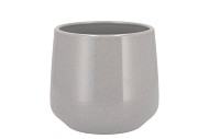 CERAMIC GREY STONE POT BERLIN 16CM