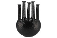 INGA JAHRA BLACK VASE OVAL TUBE 34X15X47CM NM