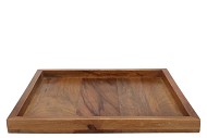 MUMBAI MANGO WOODEN TRAY SQUARE 37X37X3CM