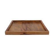 MUMBAI MANGO WOODEN TRAY SQUARE 32X32X3CM