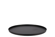 COASTER BLACK TRAY METAL 25X25X2CM NM