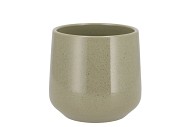 CERAMIC KIWI STONE POT ORCHID BERLIN 14CM