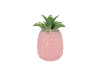 PINEAPPLE TROPICAL PINK VASE 14X14X18CM