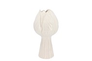 TULIP WHITE VASE TULIP 13X13X27CM