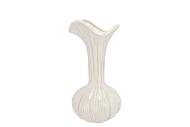 MIA WHITE VASE GARLIC 16X16X33CM