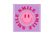 TILE SMILE PURPLE 10X10X1CM