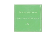 TILE EEN GROTE WENS GREEN 10X10X1CM