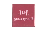 TILE JUF PINK 10X10X1CM