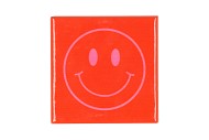 TILE SMILEY ORANGE 10X10X1CM