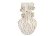 MARA WHITE VASE NECK TULIP 28X28X45CM