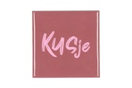 TILE KUSJE PINK 10X10X1CM