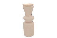 LISBOA SAND VASE BULB 15X15X43CM