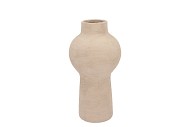 LISBOA SAND VASE BULB HIGH 14X14X28CM