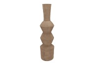 LISBOA BROWN VASE SPARKLE 16X16X59CM