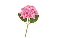 SILK HYDRANGEA PINK 14X45CM