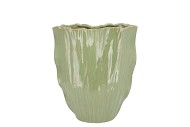 LIMA PISTACHE VASE OVAL DOUBLE 24X13X26CM