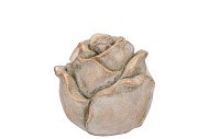 CONCRETE GOLD ROSE 9X9X8CM