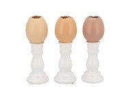 EASTER EGG TROPHY NATURAL BROWN MIX VASE ASS 6X6X16CM