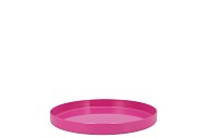 MELAMINE FUCHSIA TRAY 22X22X2CM