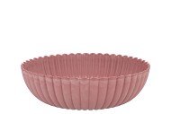 MELAMINE LISA PINK BOWL 25X25X9CM