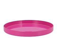 MELAMINE FUCHSIA TRAY 36X36X3CM