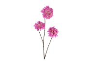 SILK HYDRANGEA BRANCH PURPLE 85CM