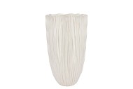 LIMA WHITE VASE LONG 21X21X35CM