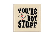 TILE YOURE HOT STUFF BEIGE 10X10X1CM