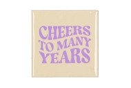 TILE CHEERS TO MANY YEARS BEIGE 10X10X1CM