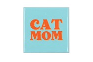 TILE CAT MOM BLUE 10X10X1CM