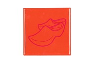 TILE CLOGS ORANGE 10X10X1CM