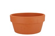 TERRACOTTA CILINDER BOWL 20X10CM