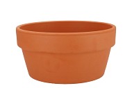 TERRACOTTA CILINDER BOWL 27X15CM