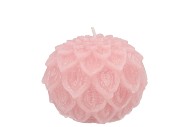 CANDLE DAHLIA LIGHT PINK 9X7CM