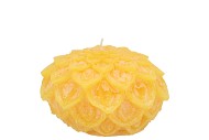 CANDLE DAHLIA YELLOW 9X7CM