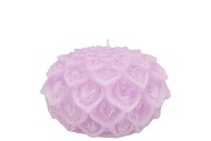 CANDLE DAHLIA LILAC 9X7CM