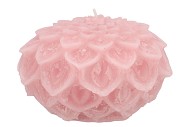 CANDLE DAHLIA LIGHT PINK 15X10CM