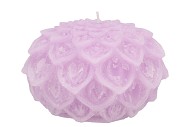 CANDLE DAHLIA LILAC 15X10CM