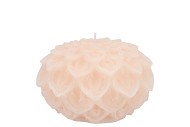 CANDLE DAHLIA IVORY 9X7CM