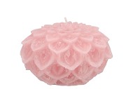 CANDLE DAHLIA LIGHT PINK 12X8CM