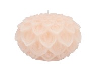 CANDLE DAHLIA IVORY 12X8CM