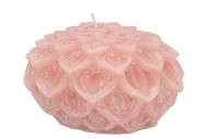 CANDLE DAHLIA OLD LIGHT PINK 15X10CM