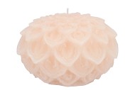 CANDLE DAHLIA IVORY 15X10CM