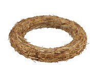 WREATH STRAW D30CMXH5CM PER 10 PC