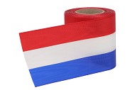 RIBBON MOURNING RED-WHITE-BLUE 10CM X 25 METER